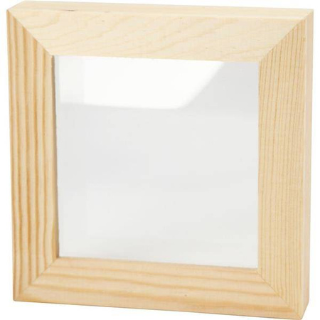 Ramka 3D, gablotka 12,3x12,3 cm, głębokość 2,5 cm