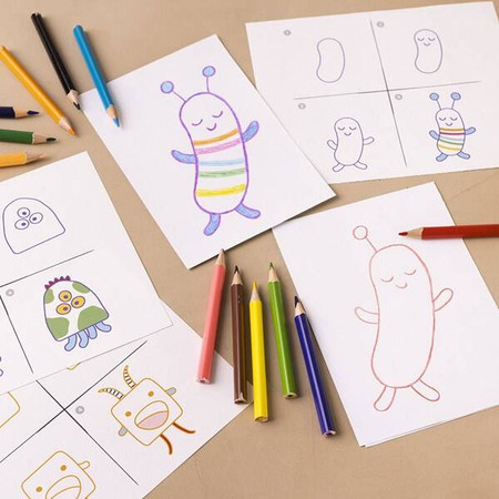 Zestaw do rysowania Potwory