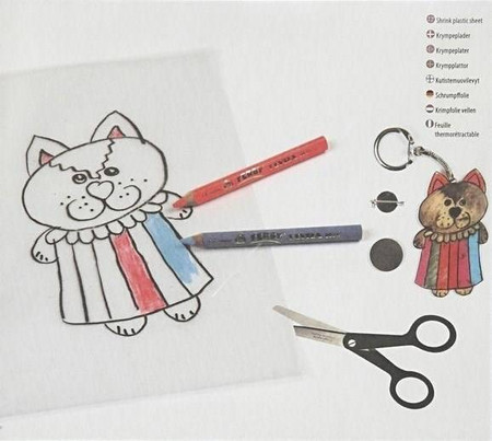 Folia termokurczliwa przezroczysta mat 5 ark. A4