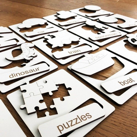 Układanka tematyczna do nauki angielskiego - Toys