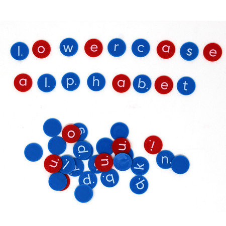 Żetony Abecadło 156 elementów