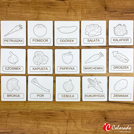 Układanka Tematyczna– Warzywa