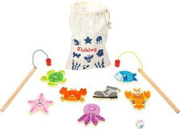 Magnetyczne wędkowanie W jeziorze 11366-Small Foot, zręcznościowe gry dla dzieci