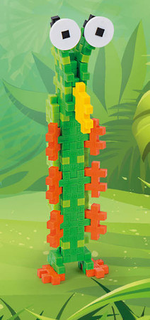 Plus-Plus, Mini Mix 240 szt. Stworki i Potworki  - Learn to build