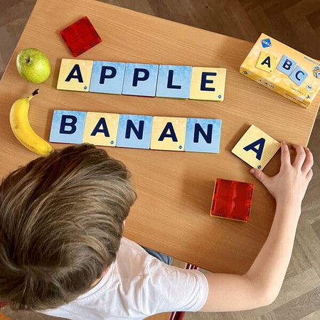 COBLO, nakładki na klocki  - Duże litery 60 szt