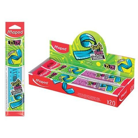 Linijka Twist'N Flex Niełamliwa 15 Cm Torebka