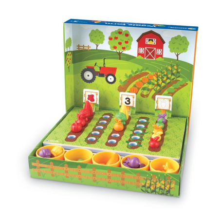 Learning Resources - Matematyczny zestaw do sortowania - Warzywna farma