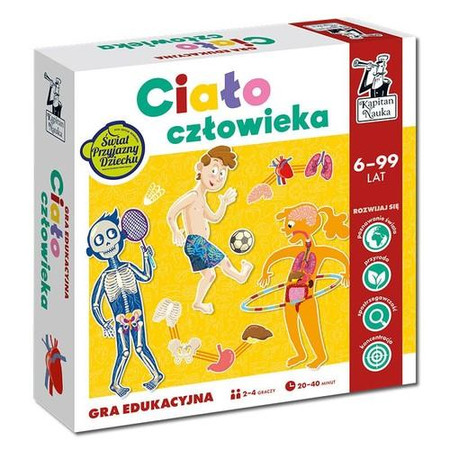 Kapitan Nauka. Ciało człowieka. Gra edukacyjna