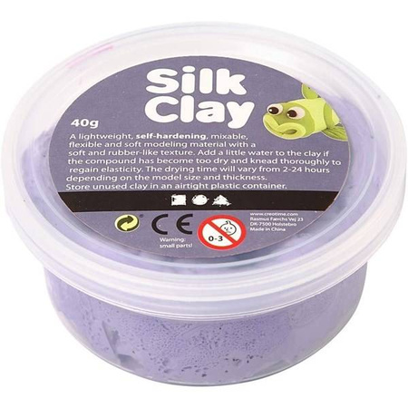 Masa Silk Clay Fioletowa 40 g