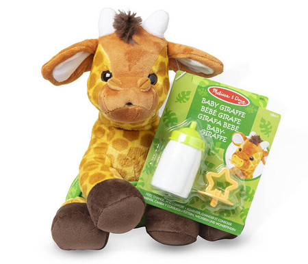 Maskotka do karmienia z butelką i smoczkiem Dziecko Żyrafy Melissa and Doug 40452 przytulanki