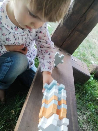 Układanka piramida zwierząt