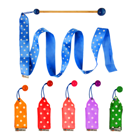 Wstążka gimnastyczna Junior - żółta