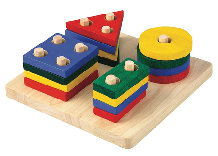 Plansza z figurami geometrycznymi Plan Toys®
