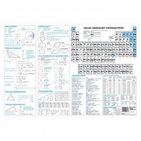 Podkładka na biurko dwustronny gruby 35 x 50 cm