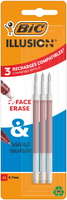Wkład BIC Illusion Gel czerwony blister 3szt.