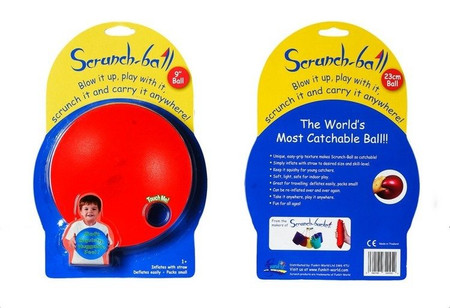 Piłka Scrunch - Ciemny niebieski