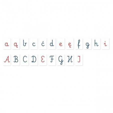 Zestaw do nauki liter pisanych