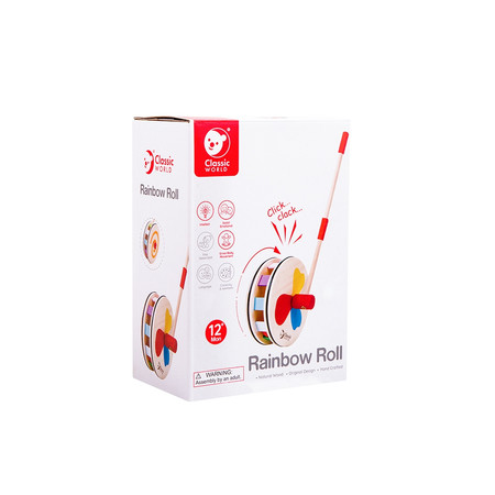 Kolorowy Tęczowy Pchacz Classic World