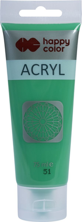 Farba akrylowa 75ml jasnozielony Happy Color