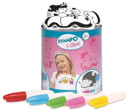 Stemplowanie na koszulkach - Księżniczki