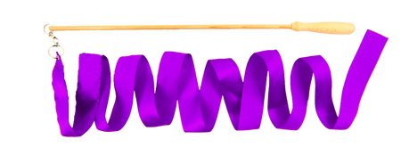 Wstążka gimnastyczna 2 m - fioletowa