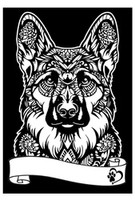 Kolorowanka Welw. A4 Owczarek Niemiecki