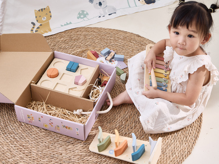 VIGA Zestaw Zabawek Edukacyjnych "Colour Crafters" Pudełko Box od 18 miesiąca do 24 miesiąca