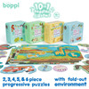 BOPPI, 10 w 1 progresywne pierwsze puzzle Farma 30 elem