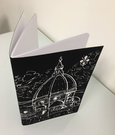 Notatnik Welwetowy A5 do samodzielnego pokolorowania Vincent van Gogh