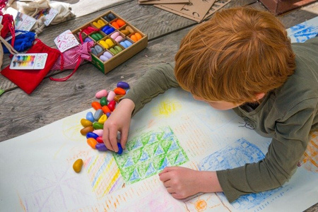 Kredki Crayon Rocks w bawełnianym woreczku  - 8 kolorów