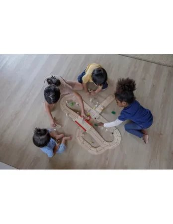 PlanToys | Drewniany autodrom PT6208