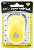 Dziurkacz ozdobny 2,5cm liść klonu
