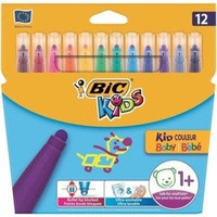 Flamastry Colour & Create 12 kolorów BIC Kids
