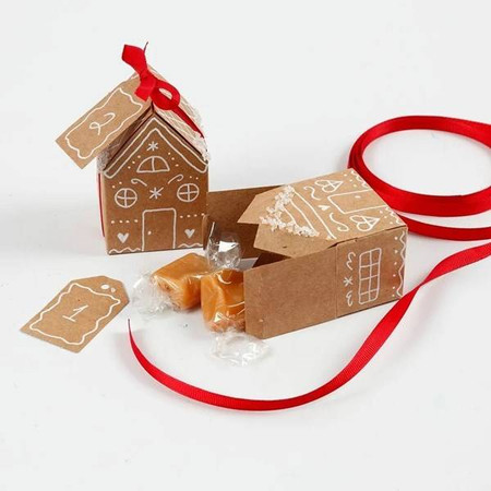 Domki i Choinki do złożenia Adwentowe