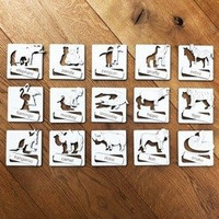 Układanka tematyczna do nauki angielskiego - Zoo Animals