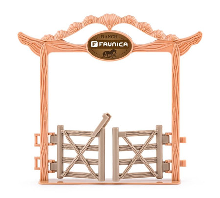 Szkółka jeździecka z koniem i jeźdzcem