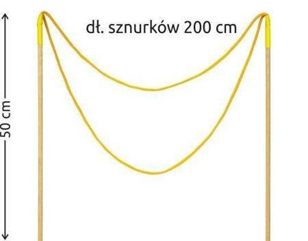 Kijki Sznurek do dużych baniek mydlanych ,,Pętelka’’ Słupskie Bańki Mydlane