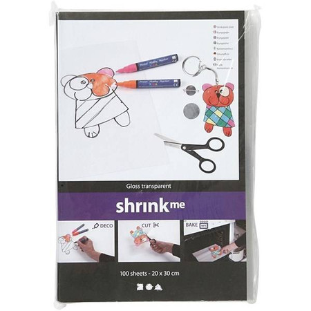 Folia termokurczliwa przezroczysta błysk 100 ark. A4