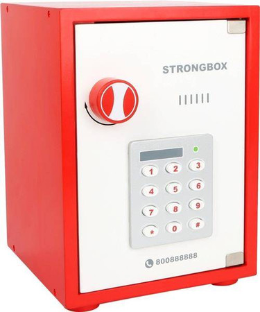 Drewniany sejf Bankowe bezpieczeństwo 12012-Small Foot, zestaw kreatywny