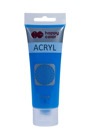 Farba akrylowa 75ml niebieski Happy Color