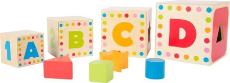 Sorter Wieża nauki 10627-Small Foot, klocki do układania