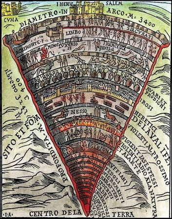 Kolorowanka Welwetowa 47x35 Piekło Dantego
