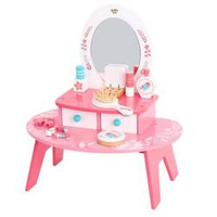 TOOKY TOY Drewniana toaletka dla dziewczynki