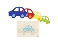 Układanka warstwowa autka