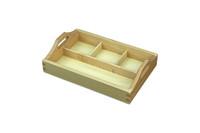 Taca trójdzielna do sortowania