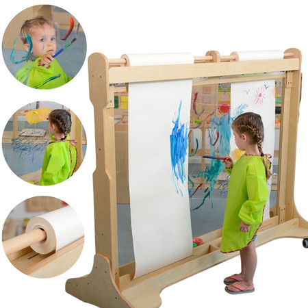 Ogromne Okienko Do Malowania Masterkidz Uchwyt Na Rolki Papieru 2 w 1