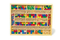 Zestaw korali w pudełku, Żabki litery, 7589-small foot, akcesoria dla dziewczynek