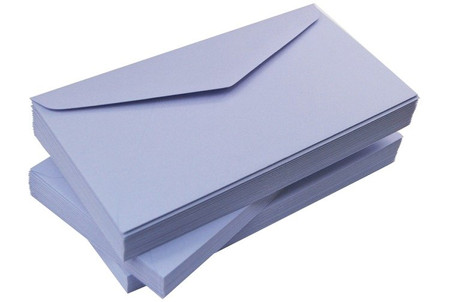 Koperty kolorowe fioletowe 120g DL 10szt