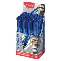 Marker Permanentny Marker'Peps Okrągła Końcówka Niebieski 1 szt.