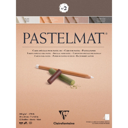 Blok Pastelmat n°2 18x24 cm, 360g, 12ark